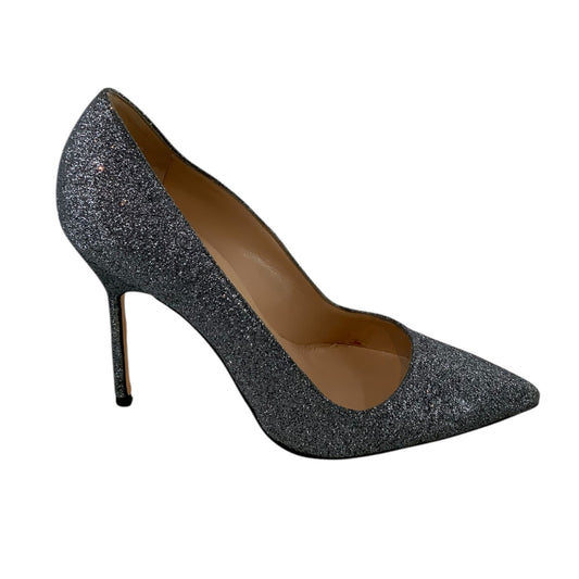 Manolo Blahnik Glitter Heels