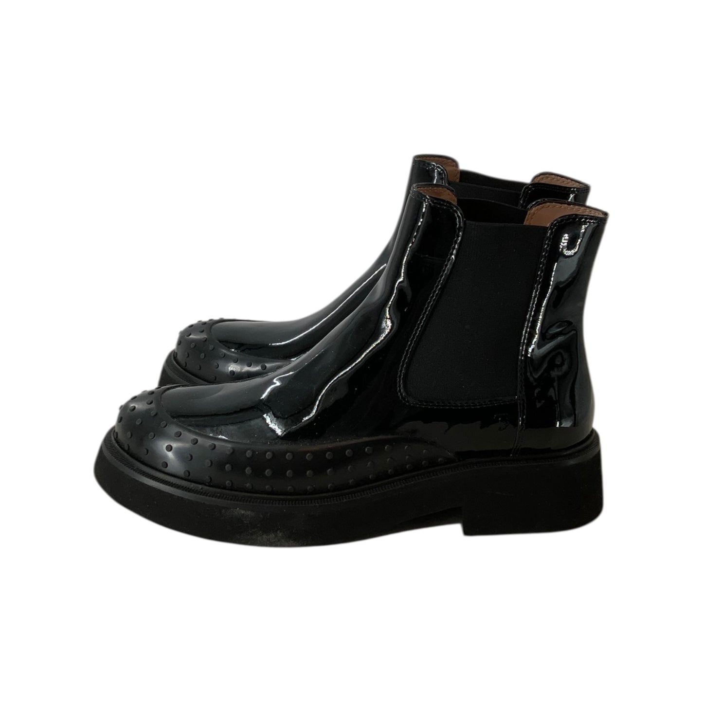 Tod's Slip-On Patent Leather Booties