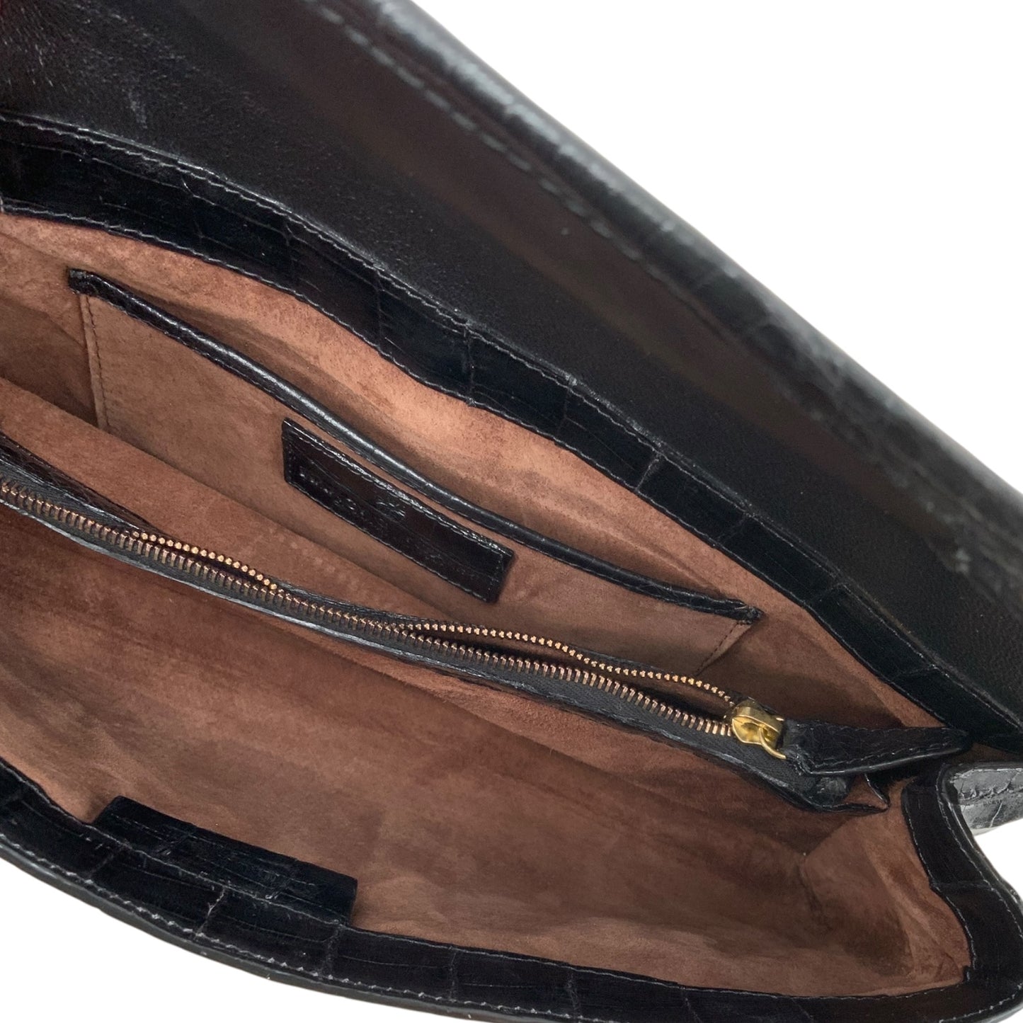 Nancy Gonzalez Reptile Leather Clutch