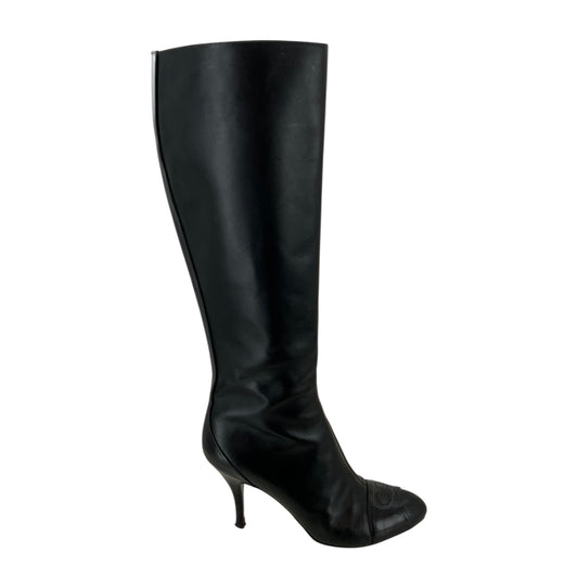 Salvatore Ferragamo Leather Knee High Boots