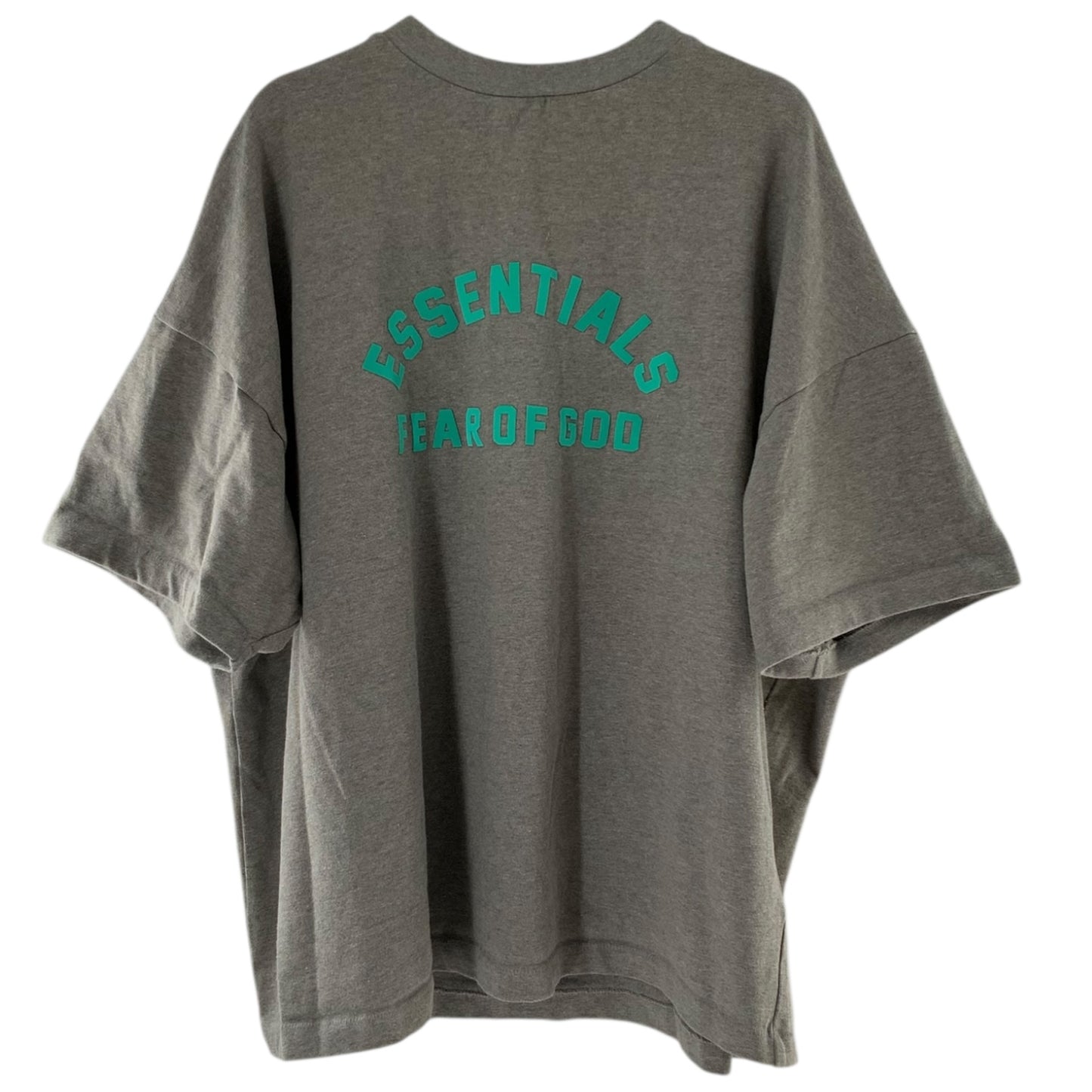 Essentials Fear of God Grey and Teal T-Shirt