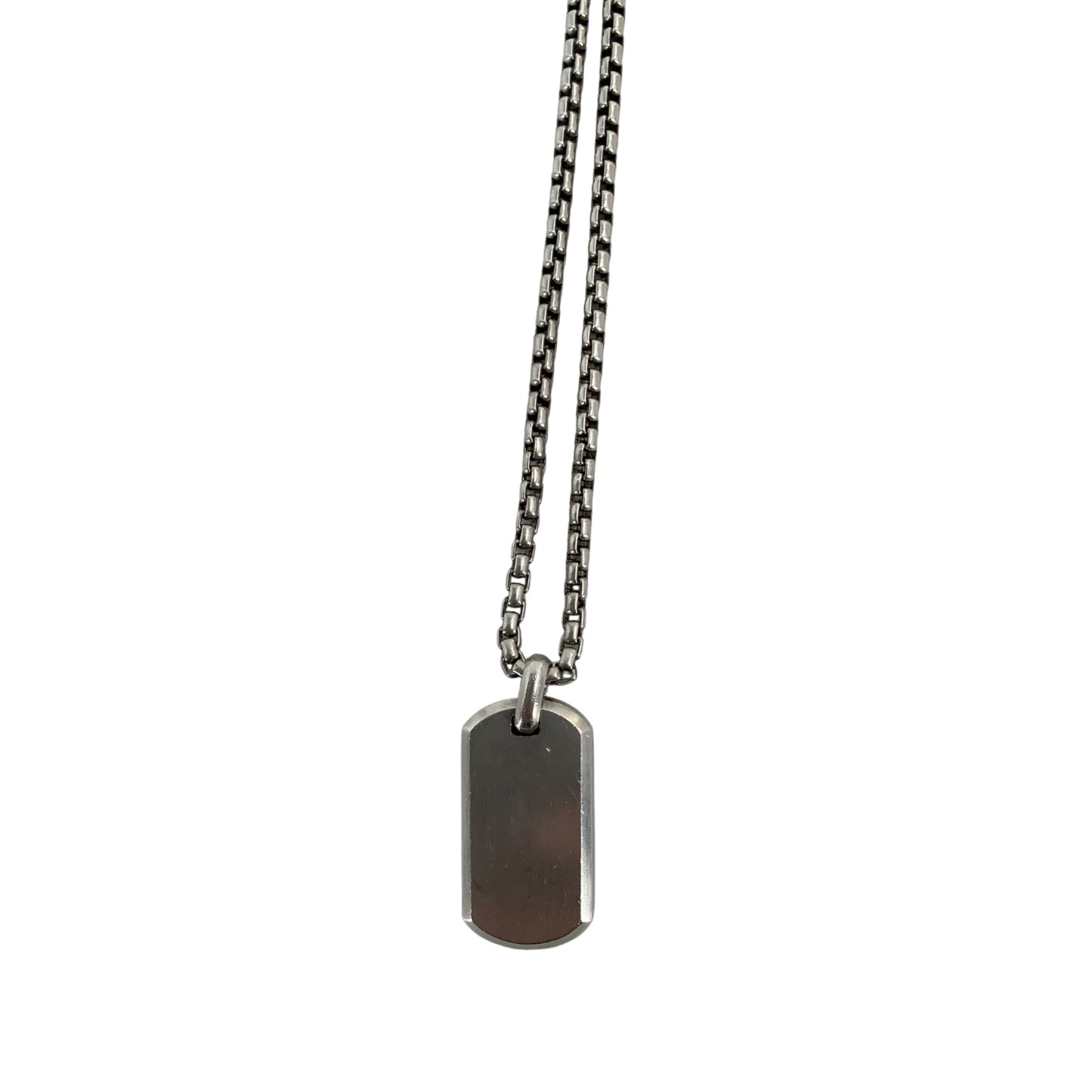 David Yurman Dog Tag Necklace