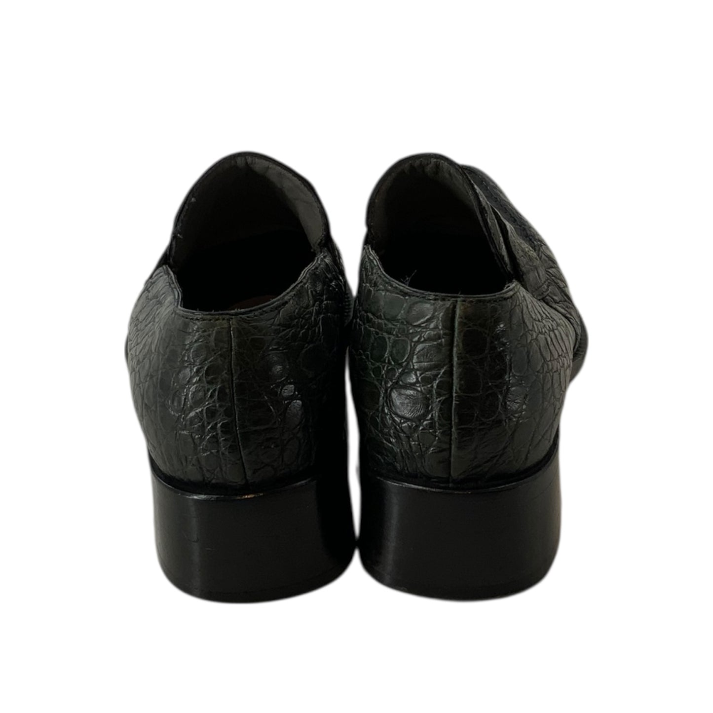 Prada Alligator Leather Loafers