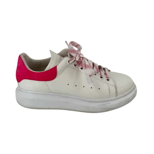 Alexander McQueen ES Suede Detail Sneakers in Hali Pink
