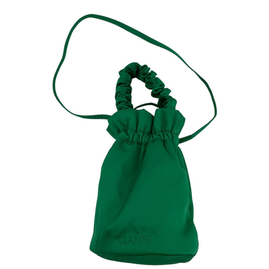 Ganni Green Bucket Bag