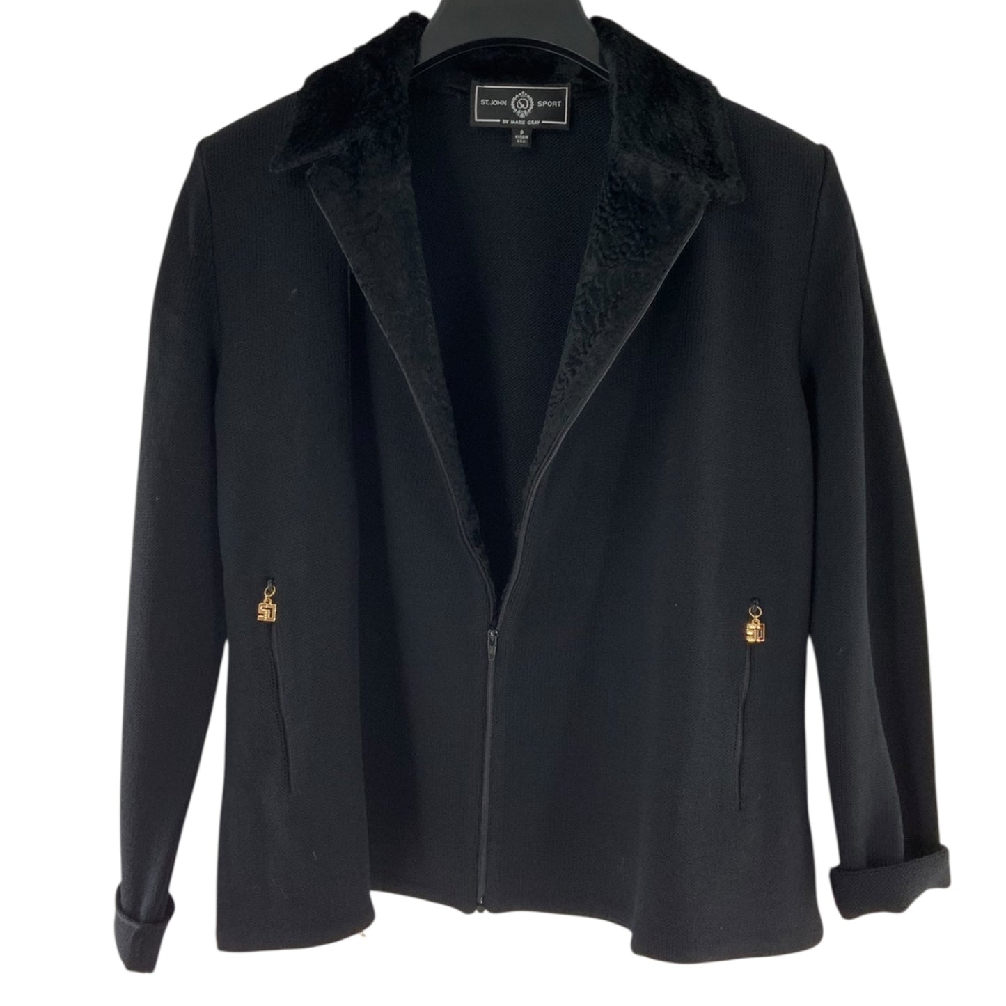 St. John Sport Zip Up Sweater