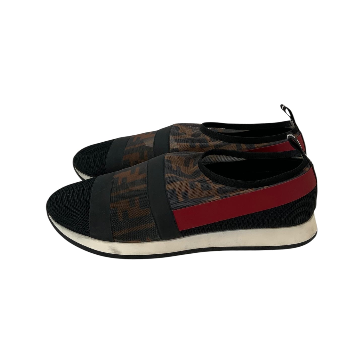 Fendi Mesh Zucca Monogram Sneakers