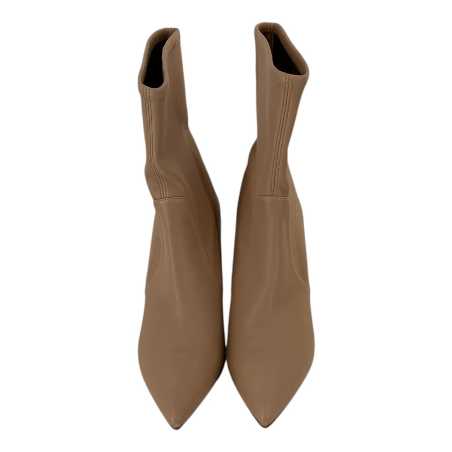 Stuart Weitzman Nude Pointed Toe Booties