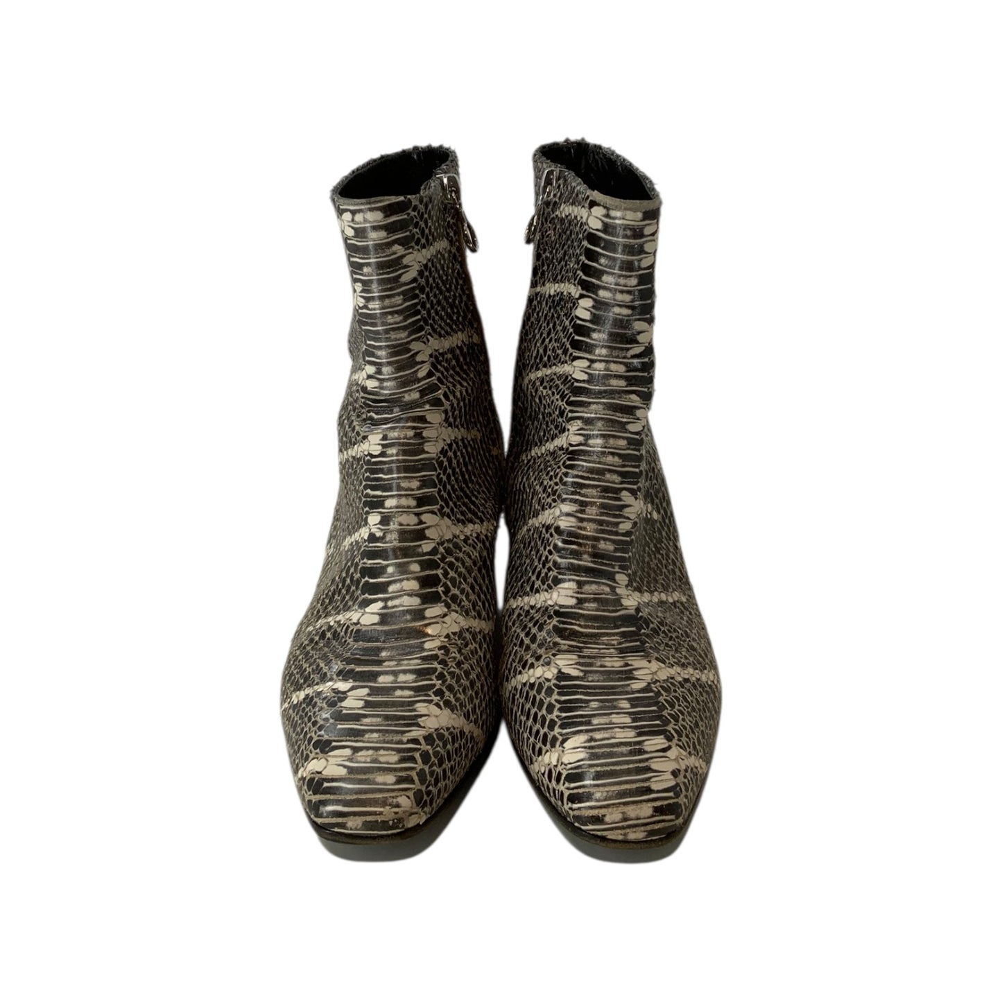 Aeyde Snakeskin Booties