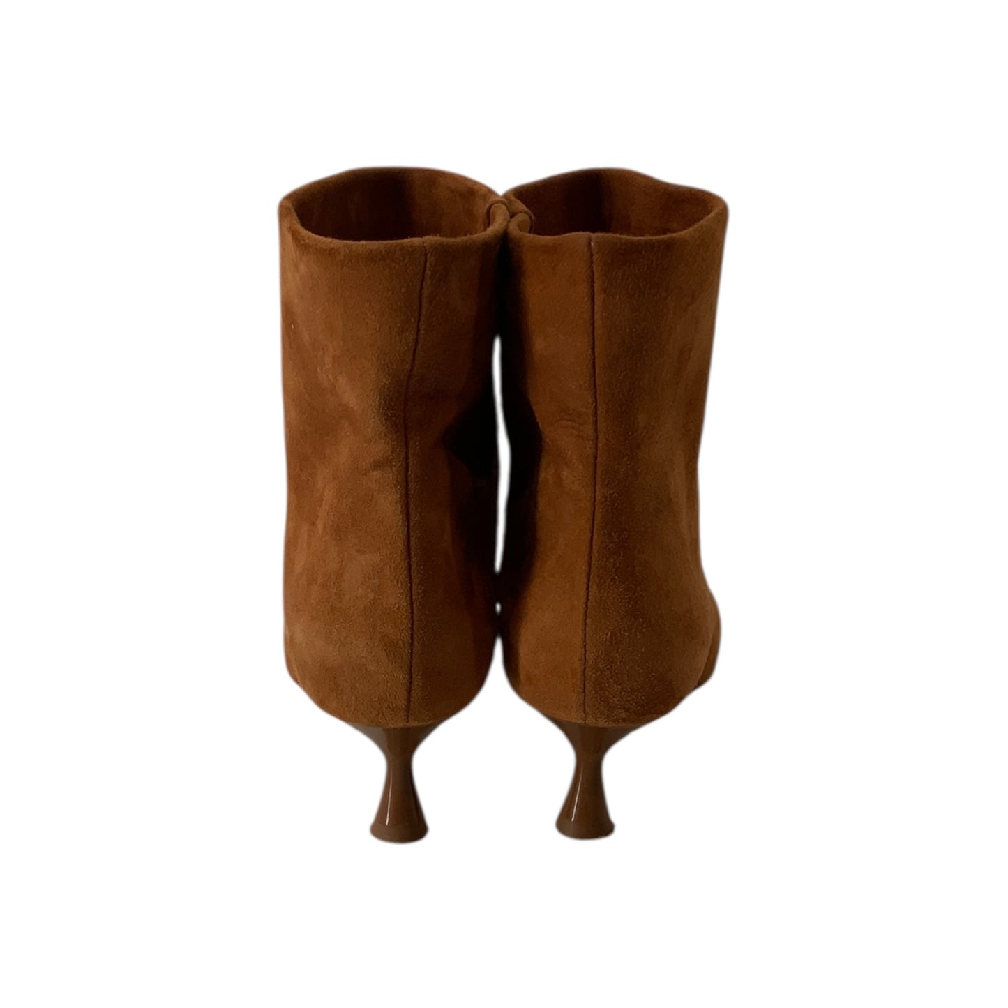 Dear Frances Brown Suede Kitten Heel Boots