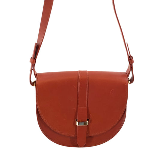 La Maroquinerie Sezane Camel Colored Leather Crossbody