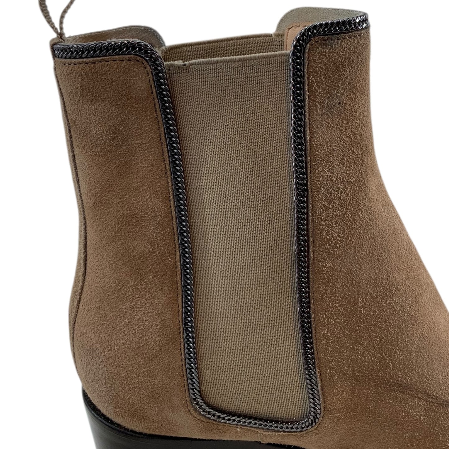 Christian Louboutin Studded Toe Suede Booties