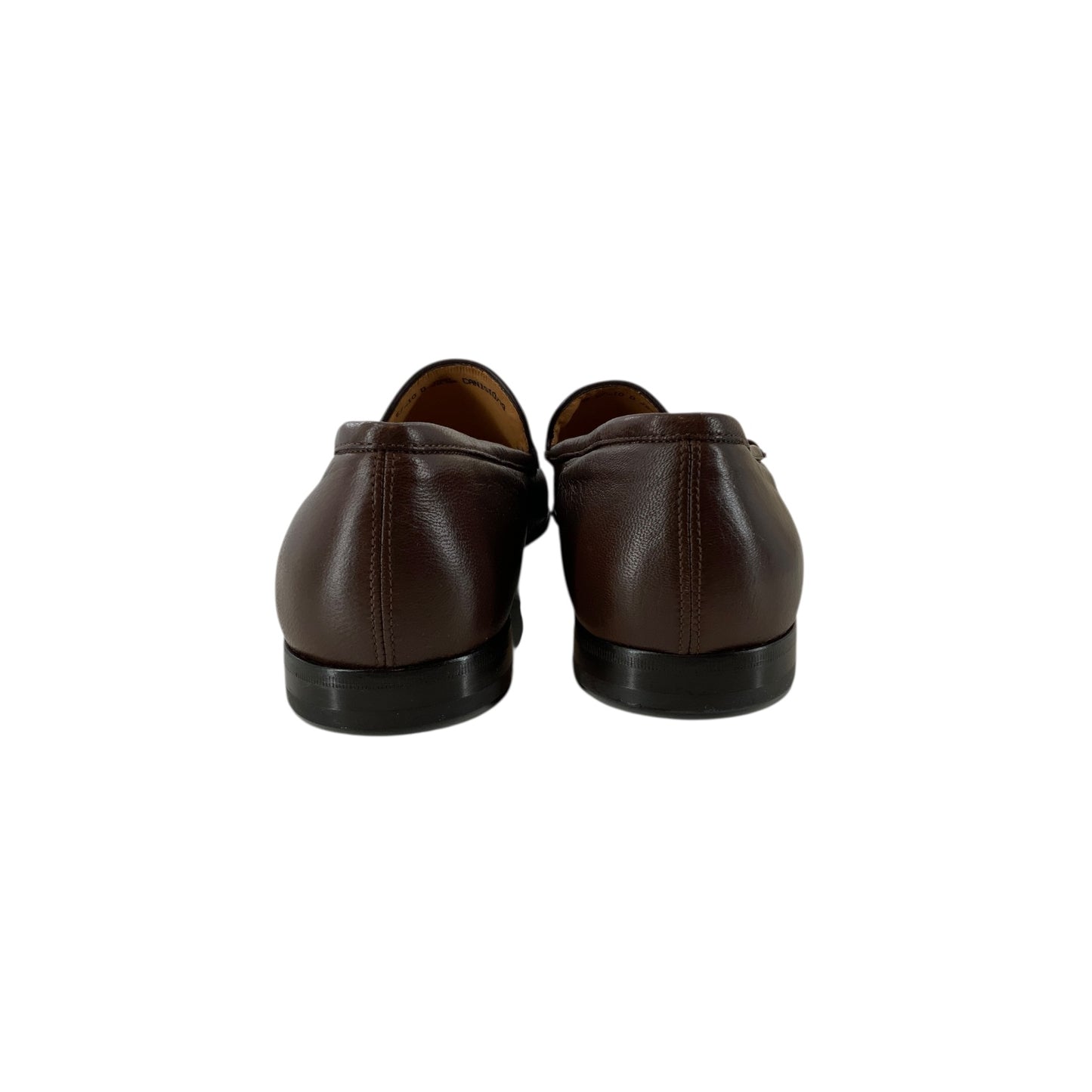 Bally Canisio Brown Grained Leather Loafers