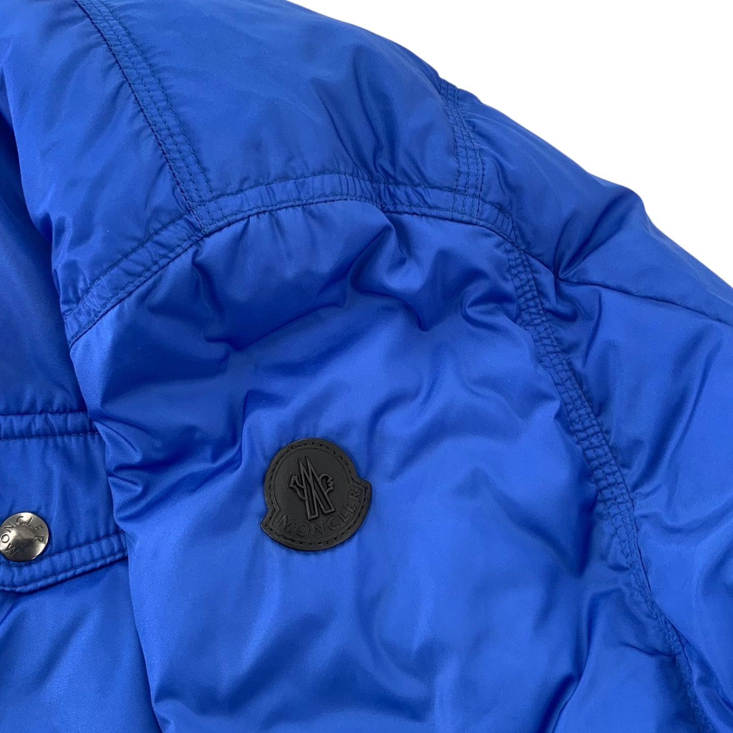 Moncler Erault Blue Hoodless Utility Jacket