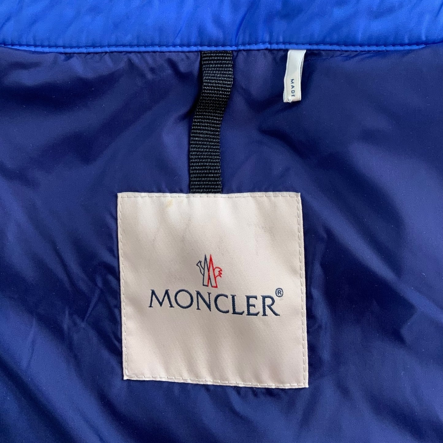 Moncler Erault Blue Hoodless Utility Jacket