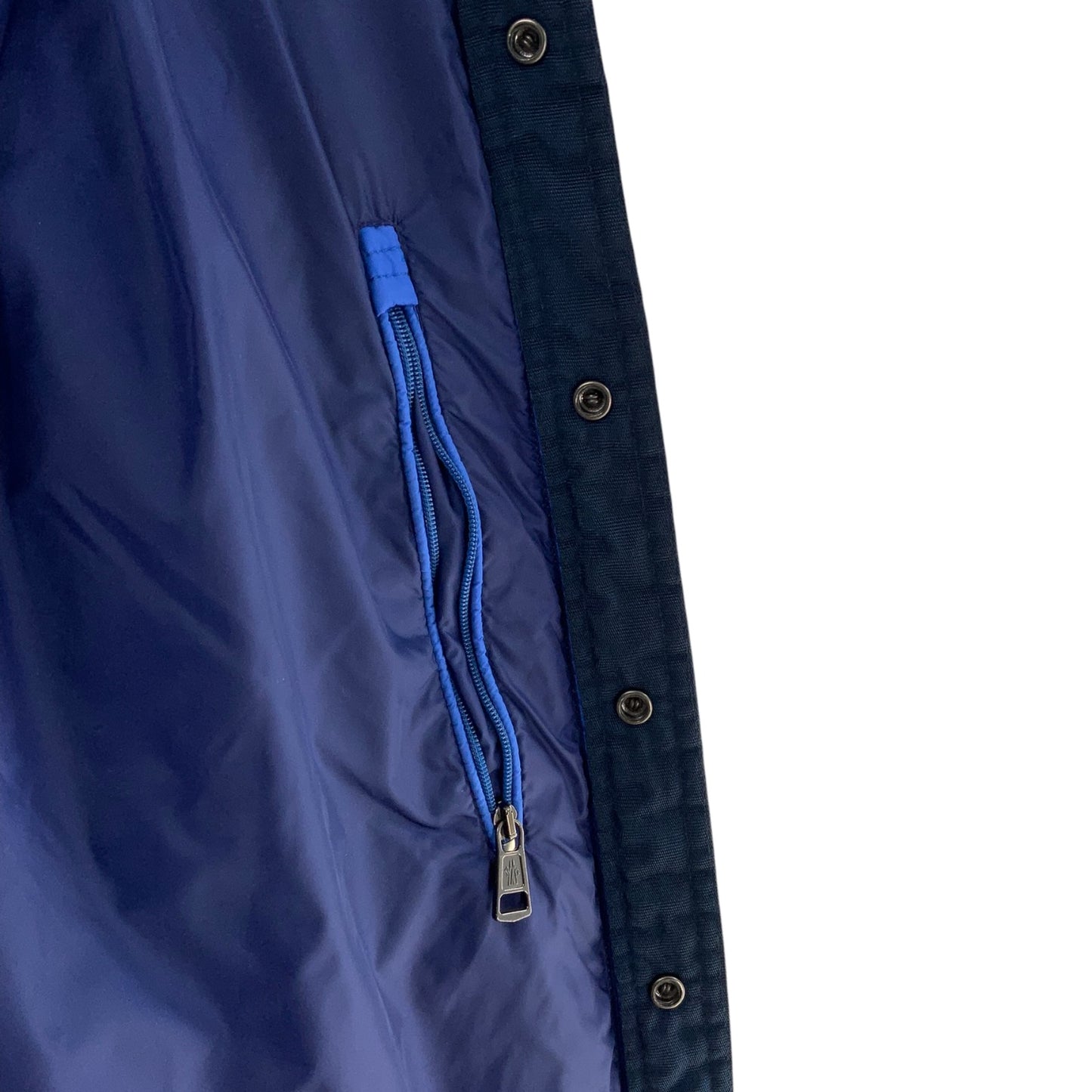 Moncler Erault Blue Hoodless Utility Jacket