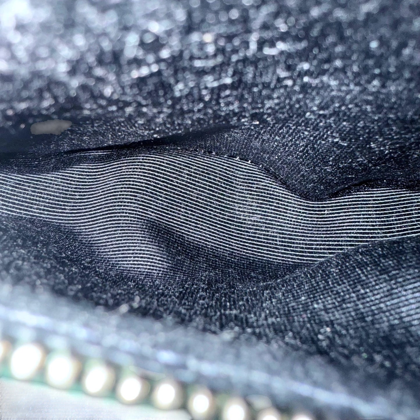 Christian Dior Diorama Green Crackle Flap Bag