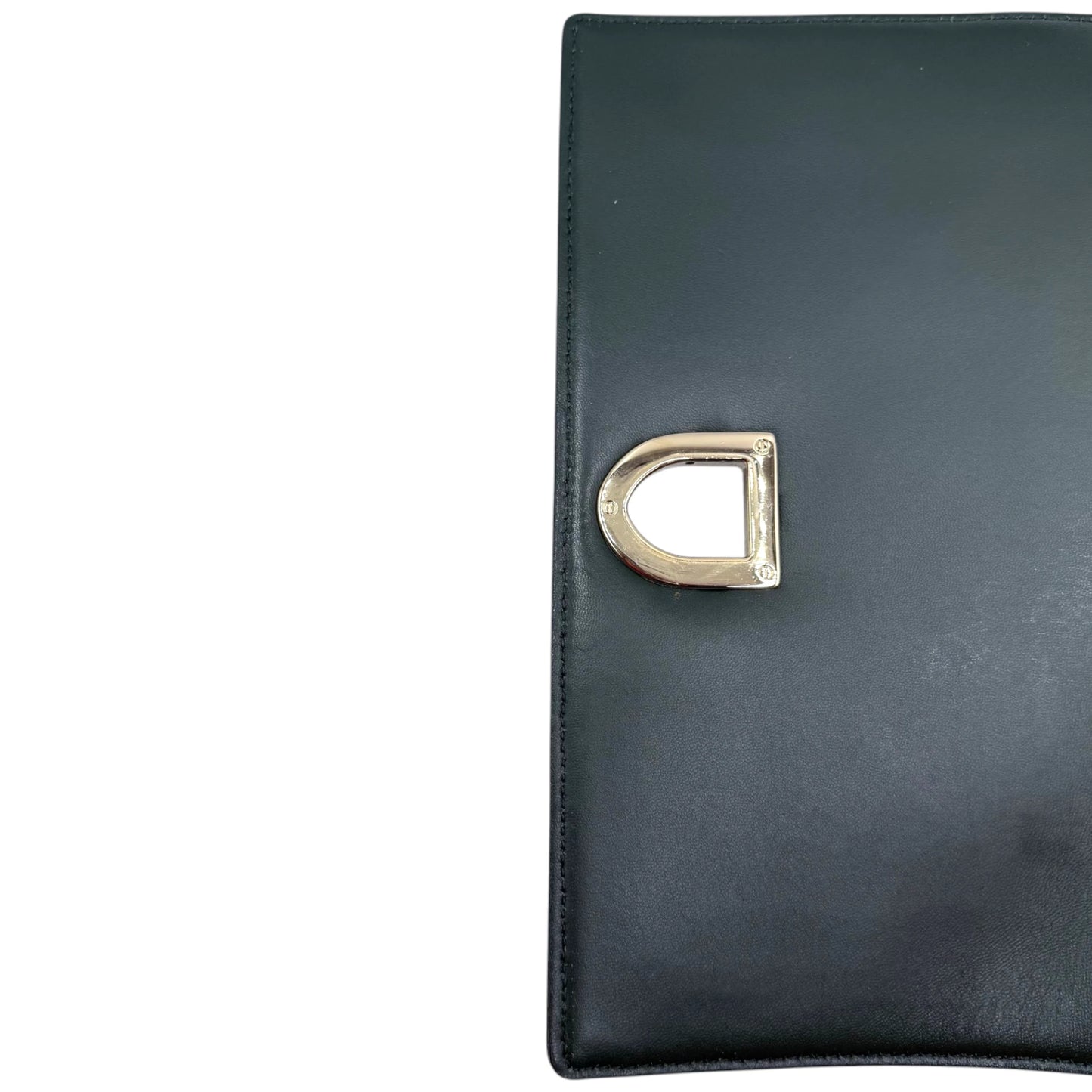 Christian Dior Diorama Green Crackle Flap Bag